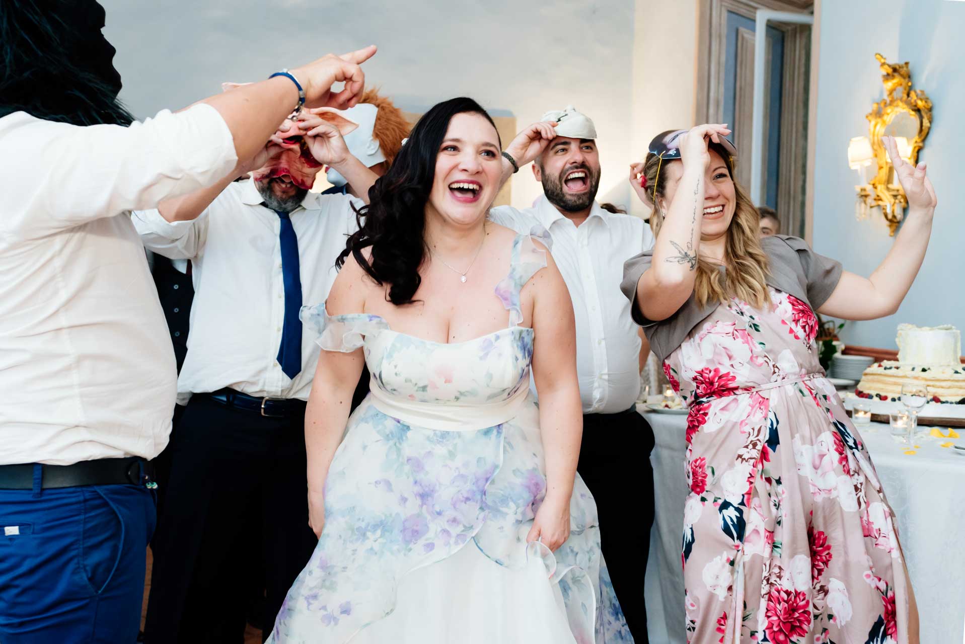 Ballo degli sposi durante il ricevimento di Matrimonio nel Park Hotel Villa Grazioli